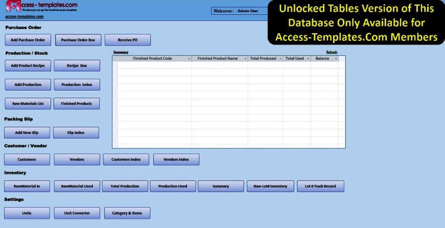 access 2019 database templates download